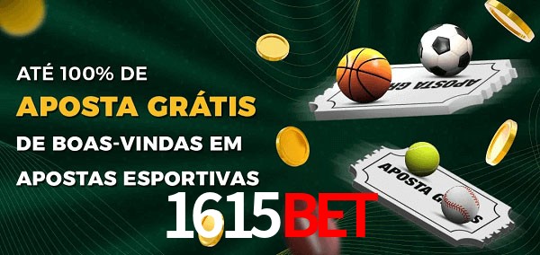 1615bet Ate 100% de Aposta Gratis